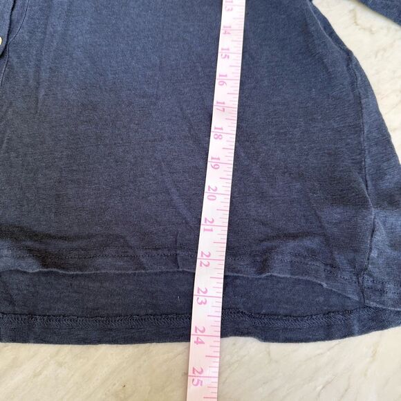 Halston 100% Linen Oversized Comfy Casual Vacation Summer Button-Down Top Sz XL - Picture 6 of 7